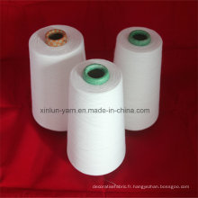 30s Polyester Viscose Blend Yarn Tricoter le fil T65 / R35